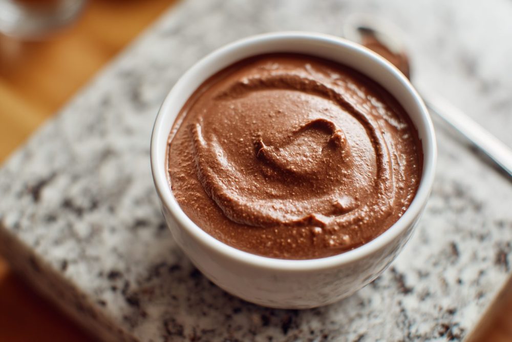 Decadent Dark Chocolate Cottage Cheese Mousse (High-Protein!)