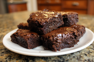 Decadent Fudgy Protein Brownies with Greek Yogurt