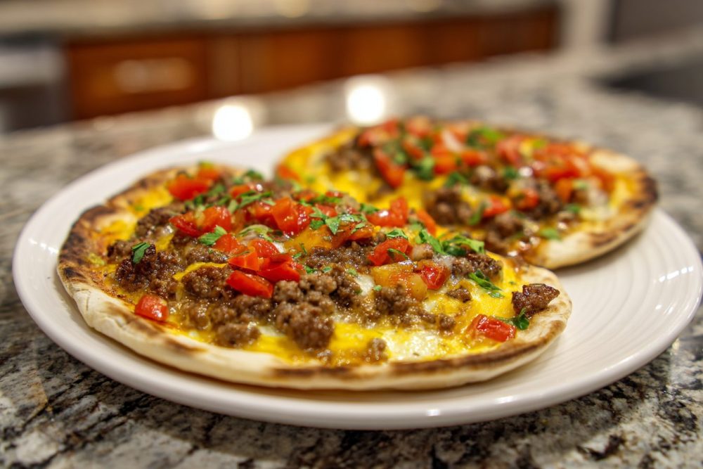 Easy 25-Minute Mediterranean Ground Beef Pita Pockets Recipe