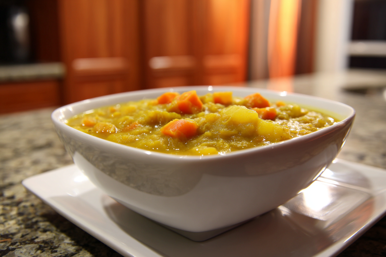 Easy Crockpot Split Pea Soup Without Meat: Hearty & Healthy Plant-Based Recipe
