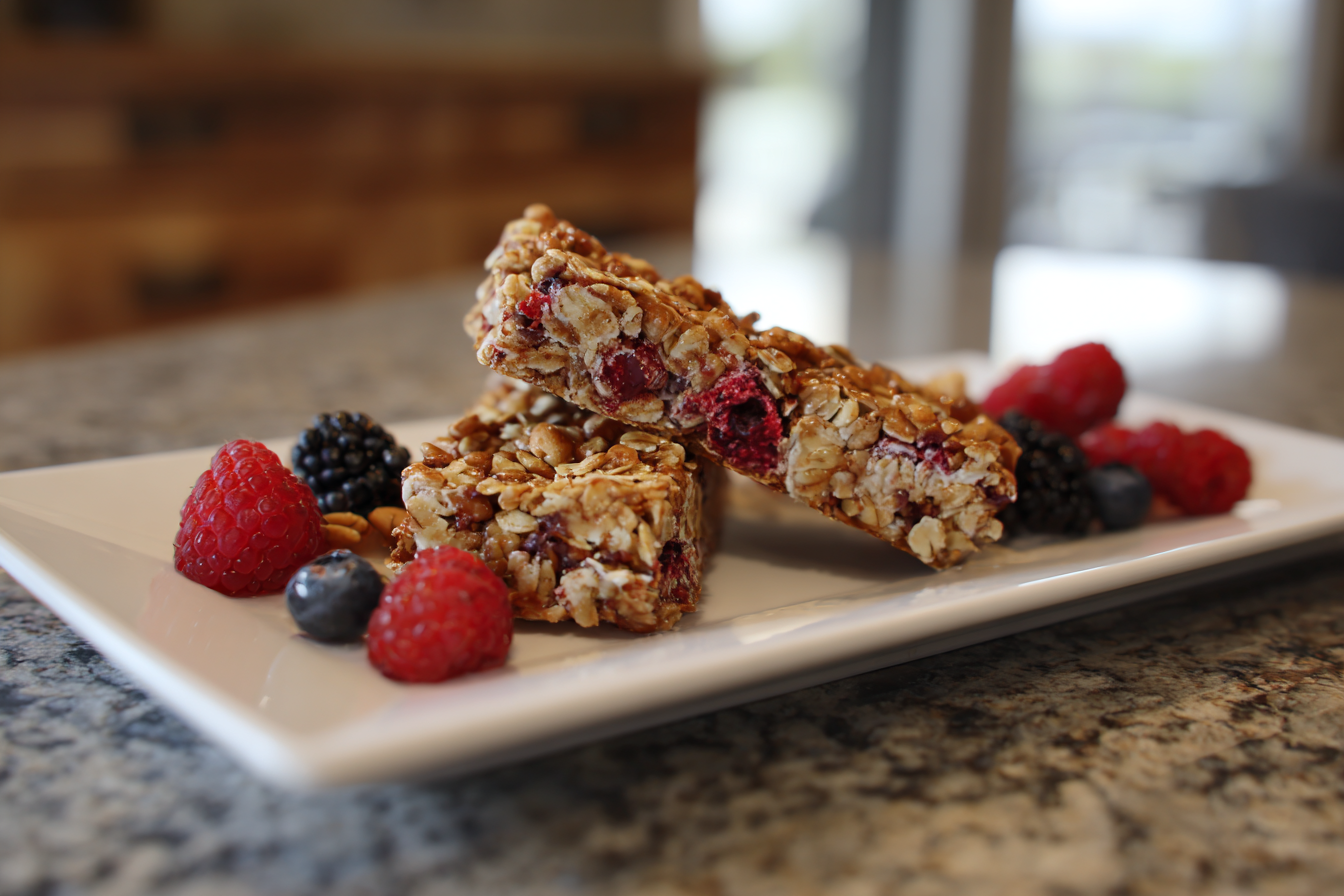 Easy Keto Granola Bars with Mixed Berries & Crunchy Nuts: Your Ultimate Healthy Snack
