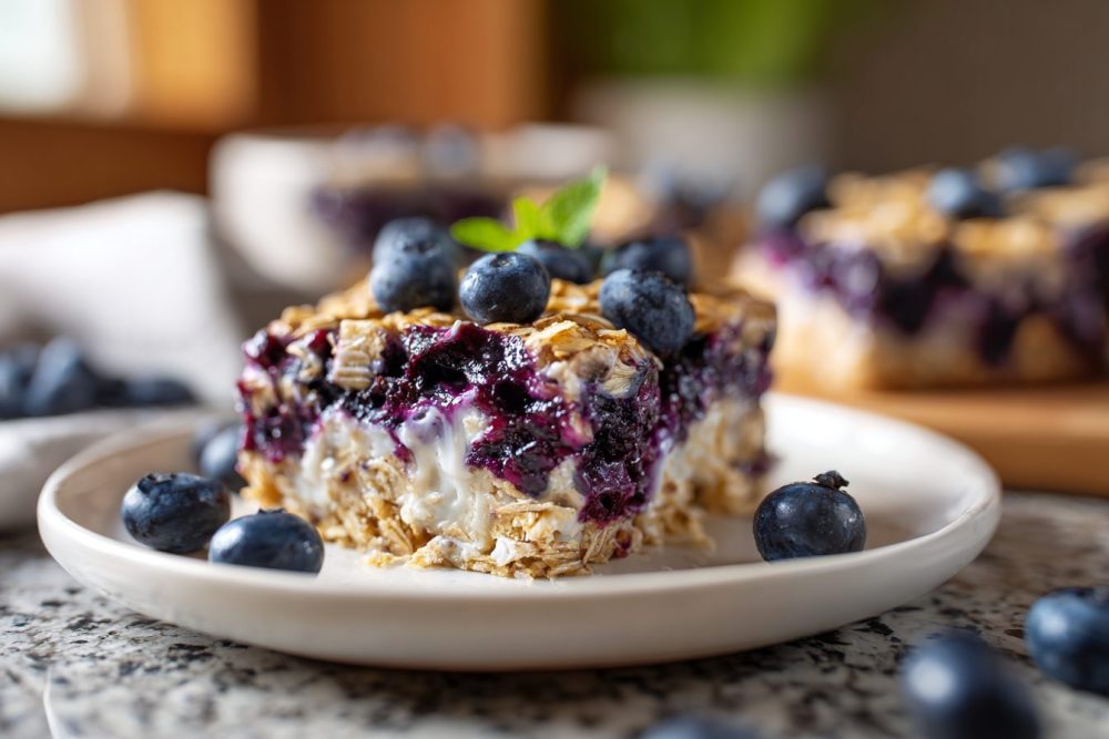 Effortless Egg-Free Blueberry Baked Oatmeal Bars: Your New 3-Ingredient Breakfast Hero