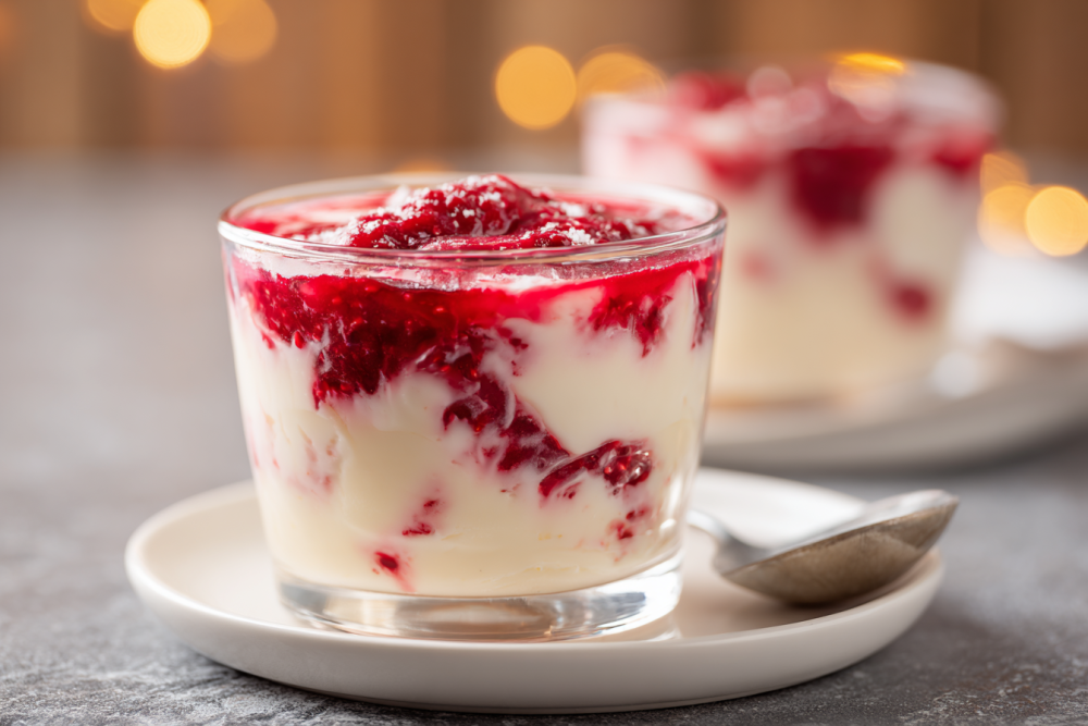 Effortless Elegance: Layered Raspberry Cream Parfait for Any Occasion