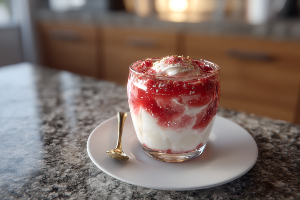 Effortless Elegance: Layered Raspberry Cream Parfait for Any Occasion