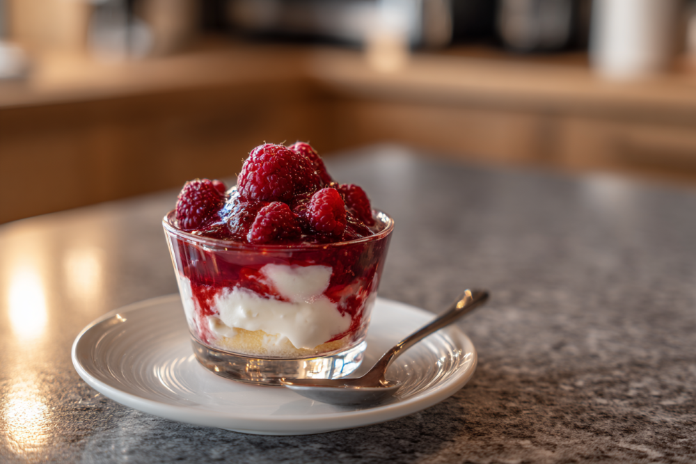 Effortless Elegance: Layered Raspberry Cream Parfait for Any Occasion