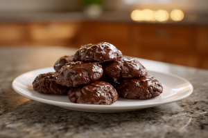 3-Ingredient Gluten-Free Sugar-Free Chocolate Banana Cookies