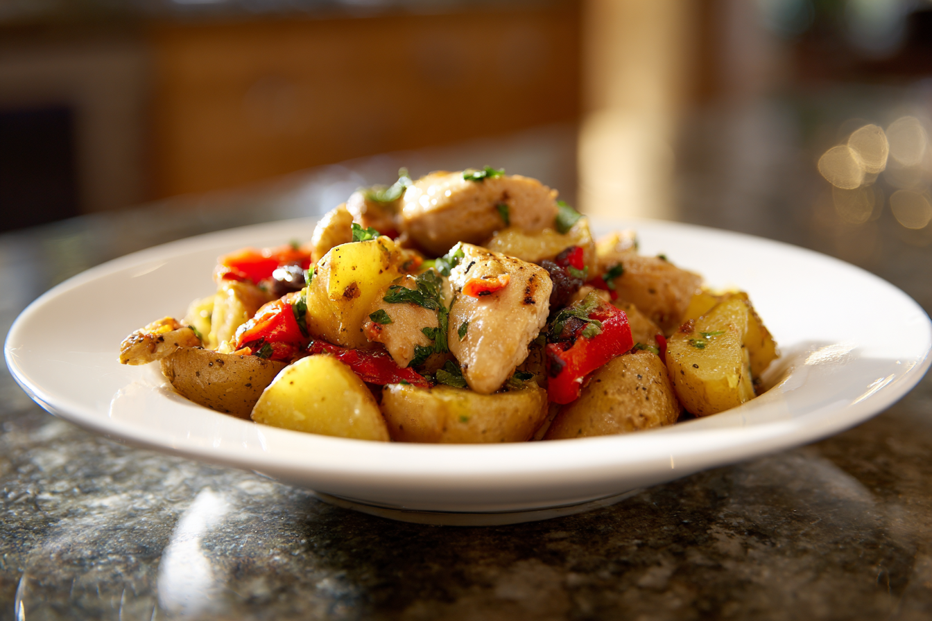 Effortless Mediterranean Chicken & Potatoes: Your New Favorite Sheet Pan Dinner