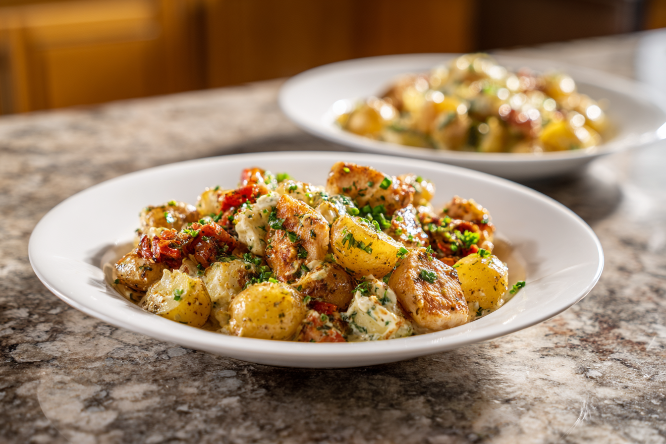 Effortless Mediterranean Chicken & Potatoes: Your New Favorite Sheet Pan Dinner
