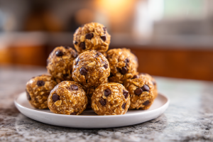 No-Bake Chocolate Peanut Butter Protein Bites