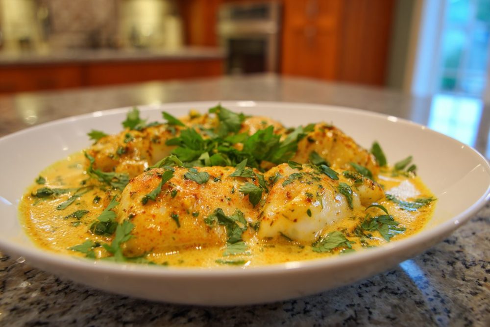 Effortless Oven-Baked Cod in Coconut Curry: Your New Weeknight Hero