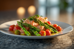 Effortless Salmon & Asparagus Sheet Pan Dinner