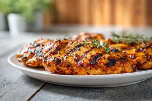 Zesty Lemon-Herb Grilled Chicken & Veggies