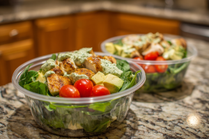 Copycat Panera Green Goddess Cobb Salad Meal Prep