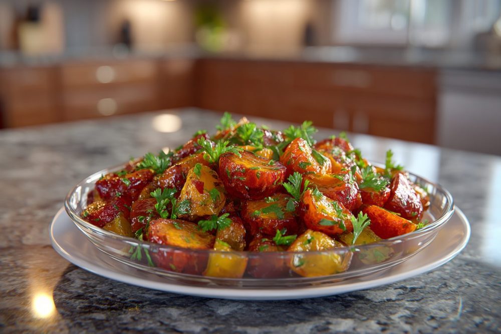 Effortlessly Delicious Roasted Vegetables with Fresh Parsley