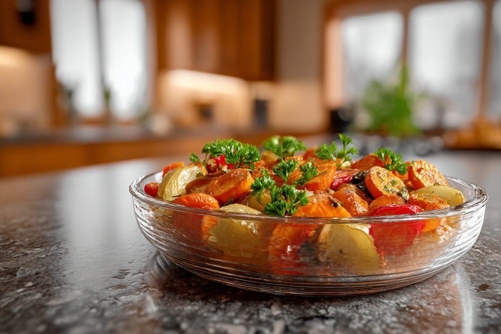 Effortlessly Delicious Roasted Vegetables with Fresh Parsley