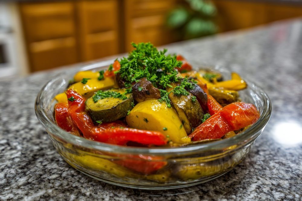 Effortlessly Delicious Roasted Vegetables with Fresh Parsley