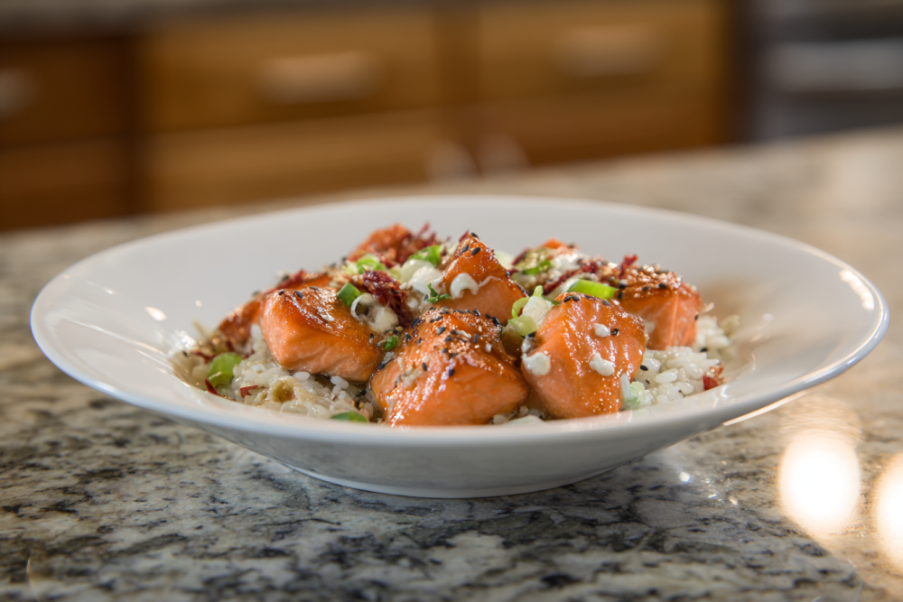 Flaky, Crispy Salmon & Rice Bowl: Your Weeknight Flavor Powerhouse