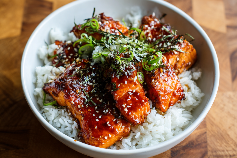 Flaky, Crispy Salmon & Rice Bowl: Your Weeknight Flavor Powerhouse