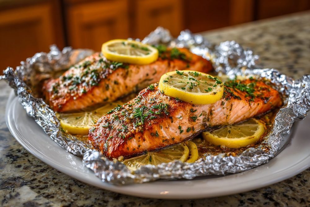 Flaky Grilled Salmon in Foil: The Easiest Honey Garlic Butter Recipe