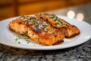 Flaky Grilled Salmon with Zesty Herb Seasoning