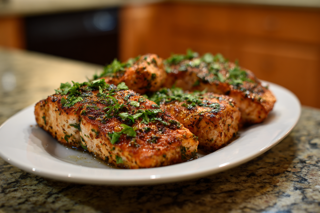 Flaky Grilled Salmon with My Go-To Zesty Herb Seasoning