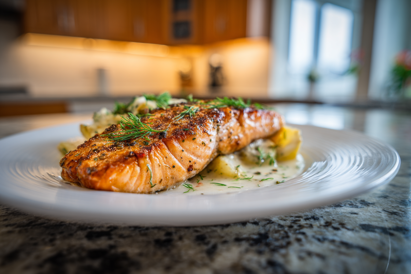 Flaky Grilled Salmon with My Go-To Zesty Herb Seasoning