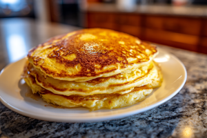 3-Ingredient Protein Pancakes with Banana & Egg