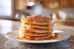 Healthy Apple Oat Pancakes