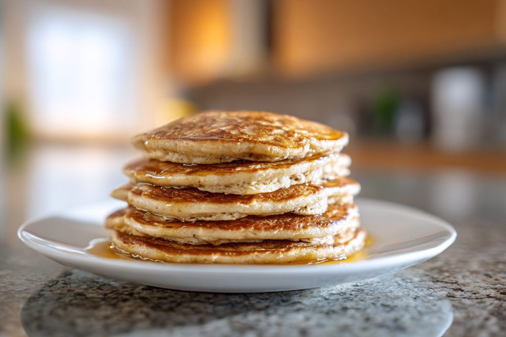 Fluffy Apple Oat Pancakes: Your Wholesome Morning Stack Awaits!