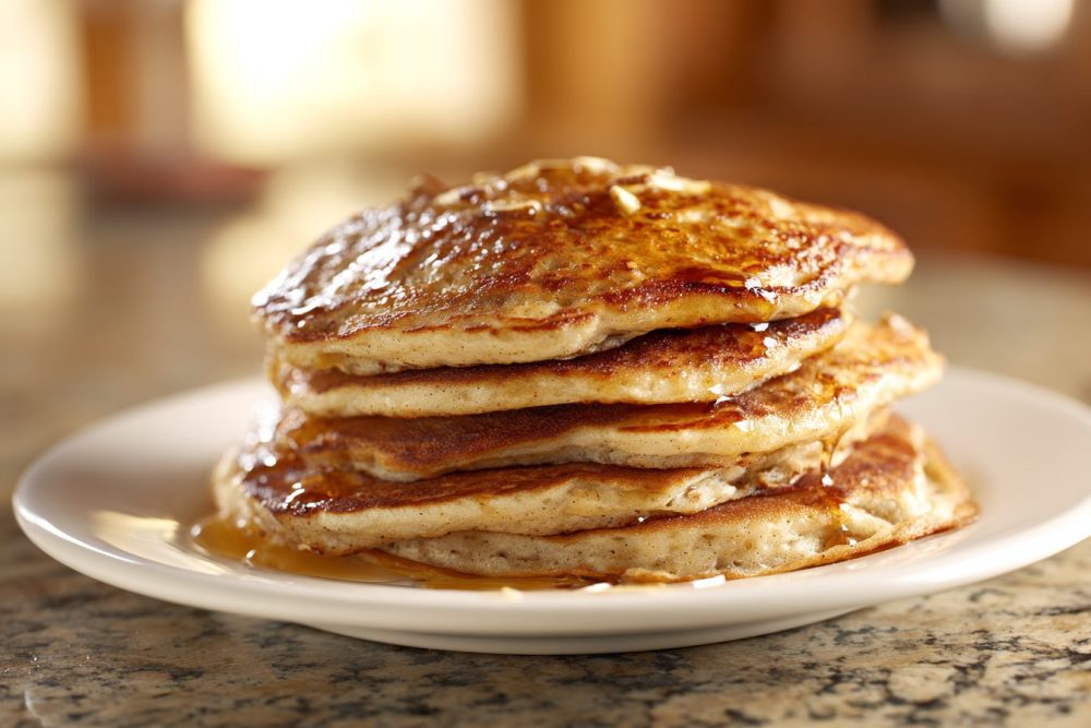 Fluffy Apple Oat Pancakes: Your Wholesome Morning Stack Awaits!