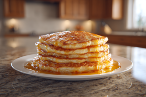 Fluffy Apple Yogurt Pancakes