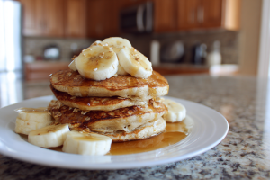 Fluffy Banana Oat Pancakes (Two Ways)