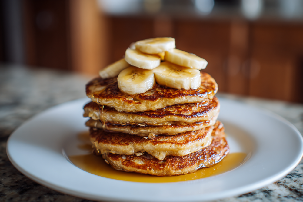 Fluffy Banana Oat Pancakes: Your New Favorite Healthy Breakfast (Two Ways!)