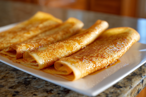 High Protein Cinnamon Crepes