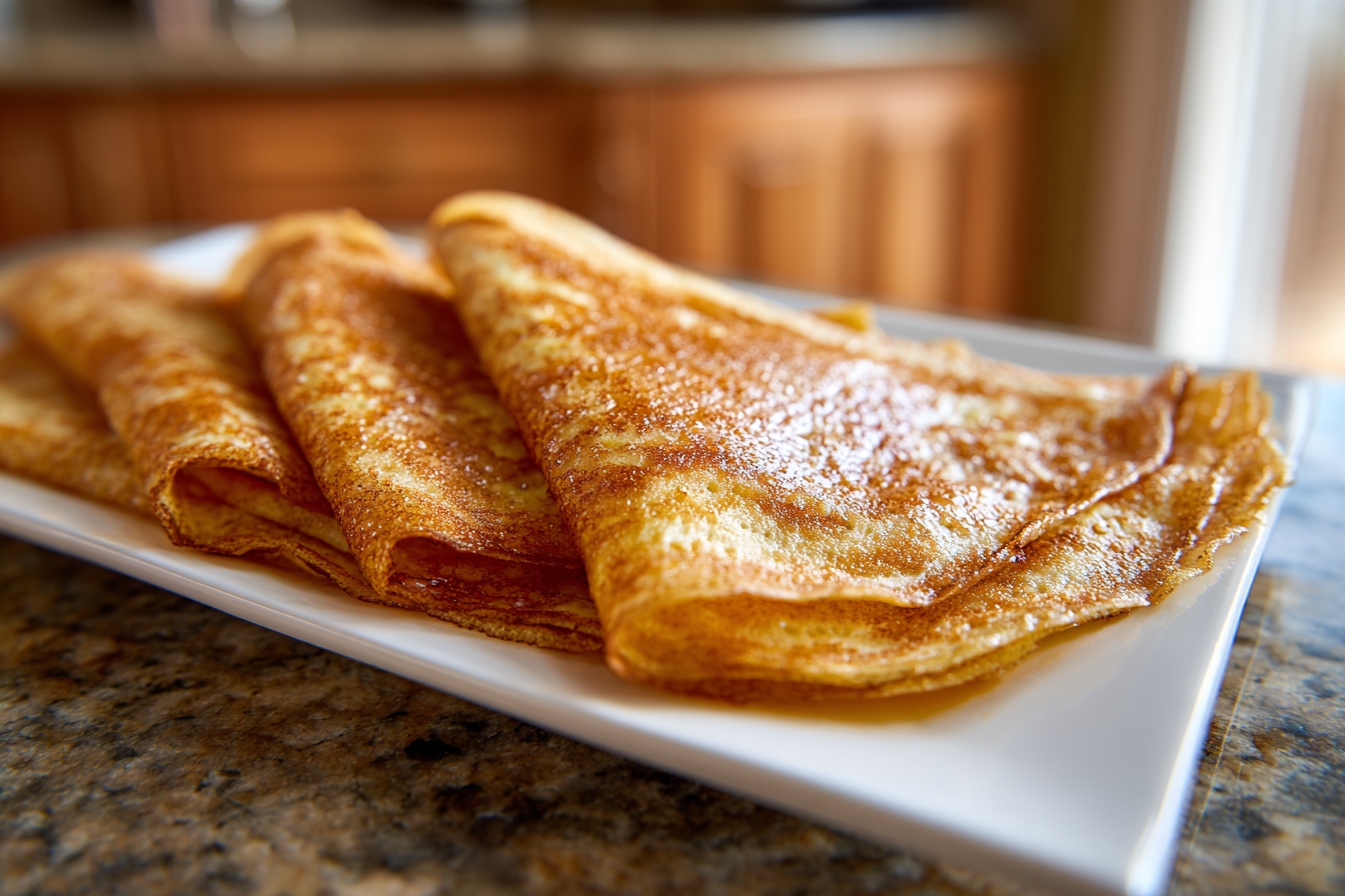 Fluffy High Protein Cinnamon Crepes: Your New Favorite Healthy Breakfast Treat
