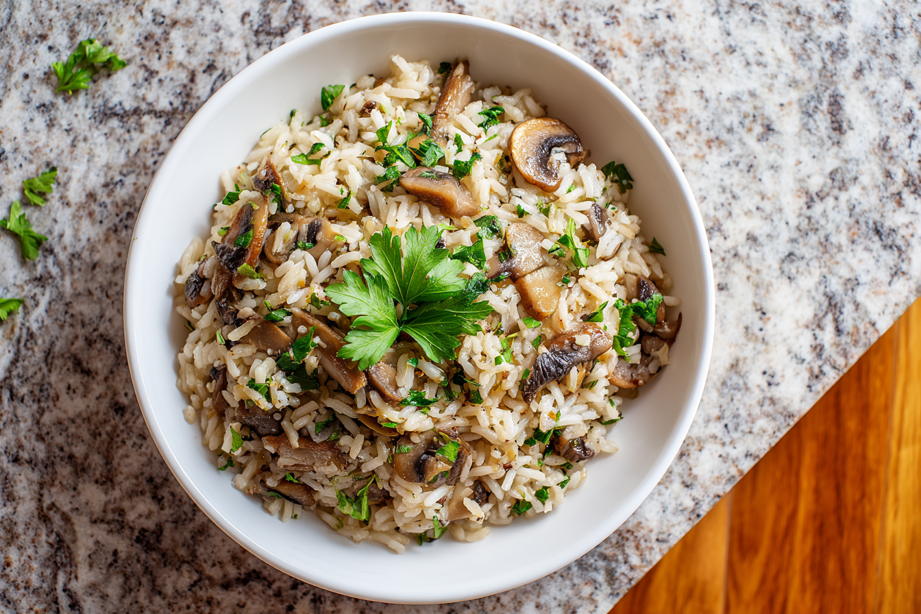 Fluffy Mushroom Rice Perfection: Your New Favorite Side Dish