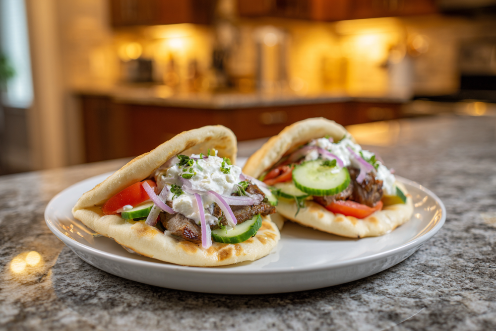 Fresh & Flavorful: Your New Favorite Cucumber, Tomato & Onion Pita Sandwiches