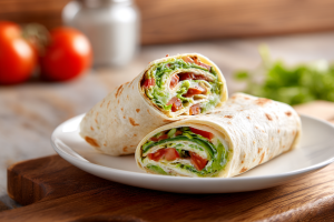 Zesty Avocado Chicken Protein Wraps