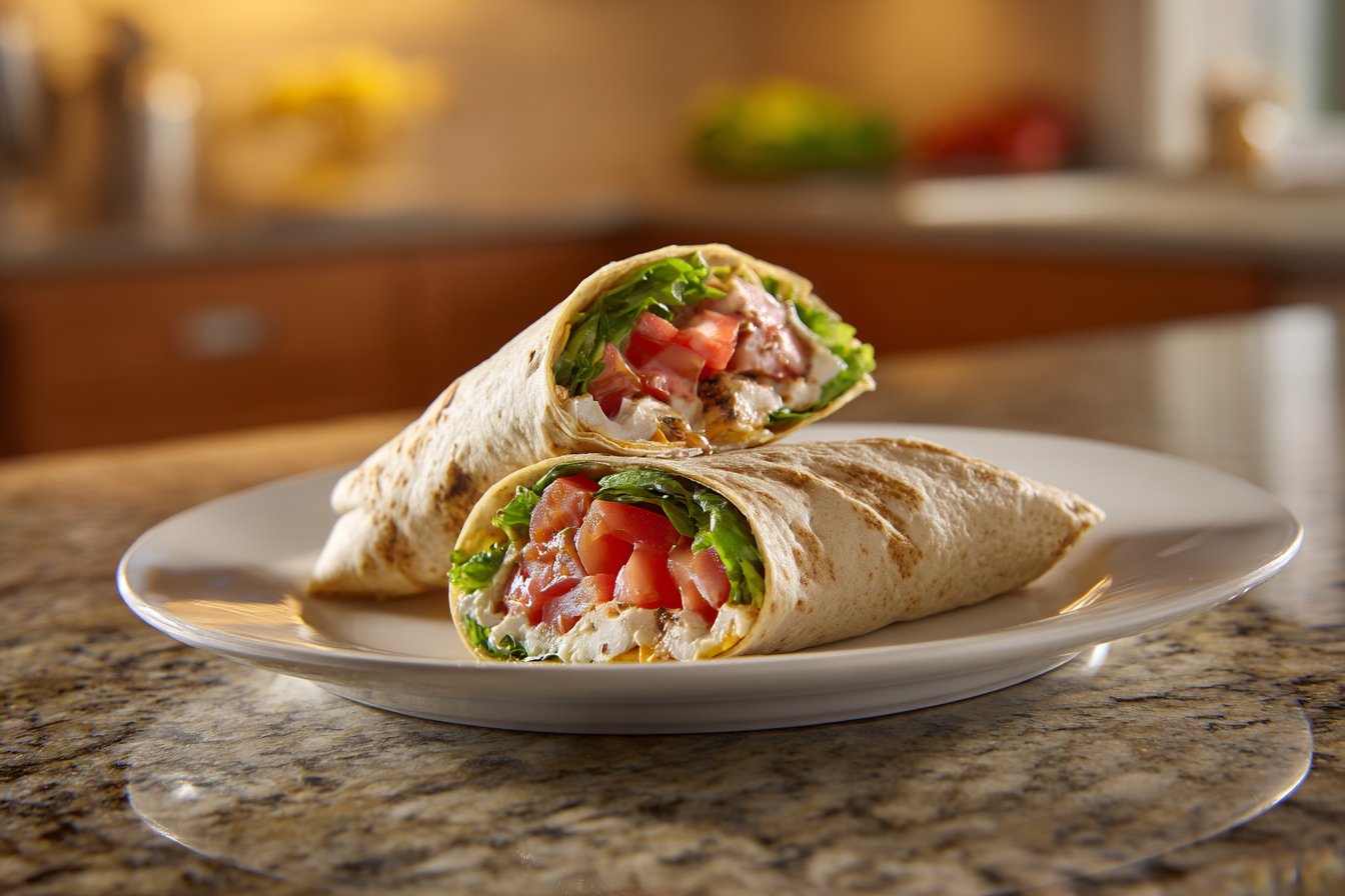 Fuel Your Day: Quick High-Protein Wraps with Zesty Avocado