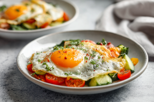 High-Protein Freezer Breakfast Bowls with Eggs & Veggies