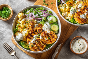 High-Protein Power Bowl with Chicken & Roasted Veggies