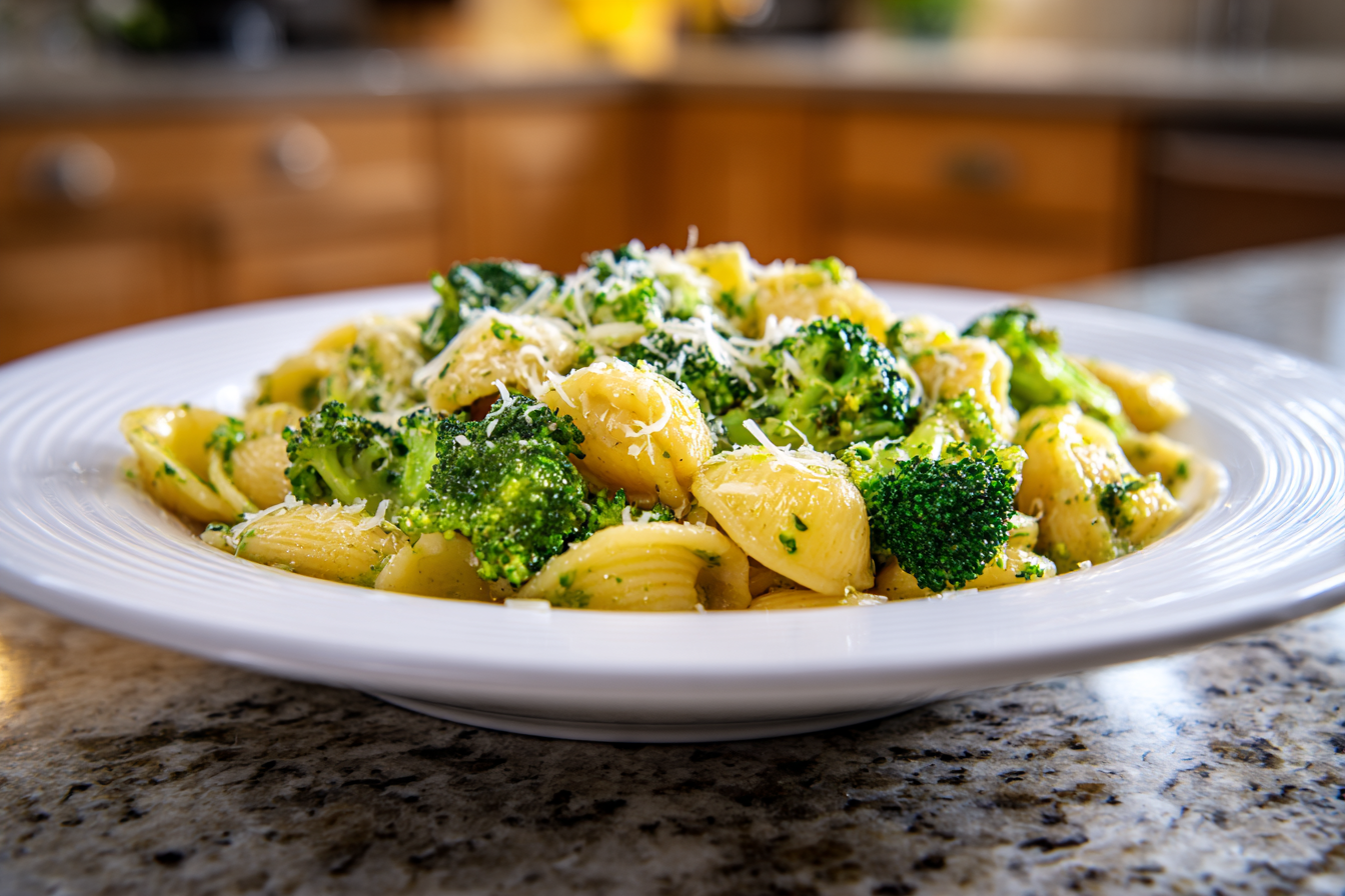 Garlic Olive Oil Broccoli Chickpea Pasta: Your Speedy Weeknight Vegan Dinner Answer