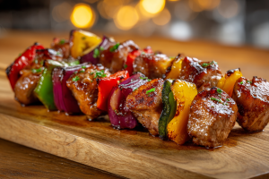 Grilled Chicken Pineapple Kabobs