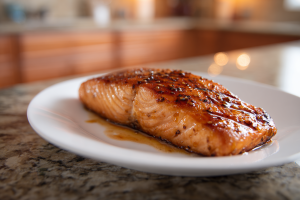 Grilled Honey Garlic Salmon