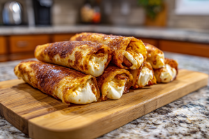 Grilled Keto Cinnamon Cream Cheese Roll-Ups