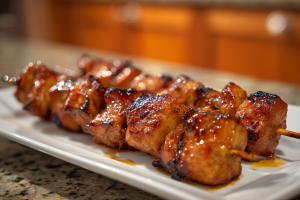 Grilled Pineapple Pork Skewers