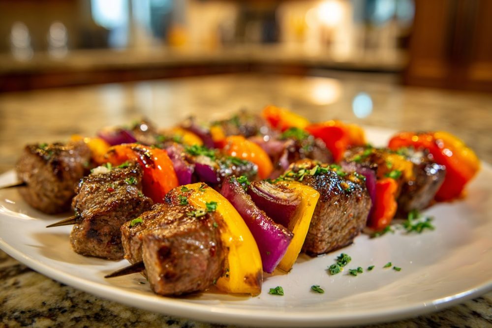 Grilled Steak Kabobs with Bell Peppers & Red Onion: Your New Favorite Summer Sizzle