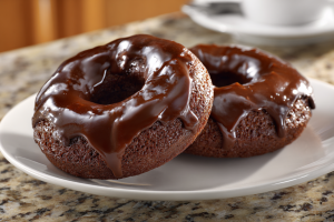 Almond Flour Chocolate Protein Donuts with Decadent Glaze