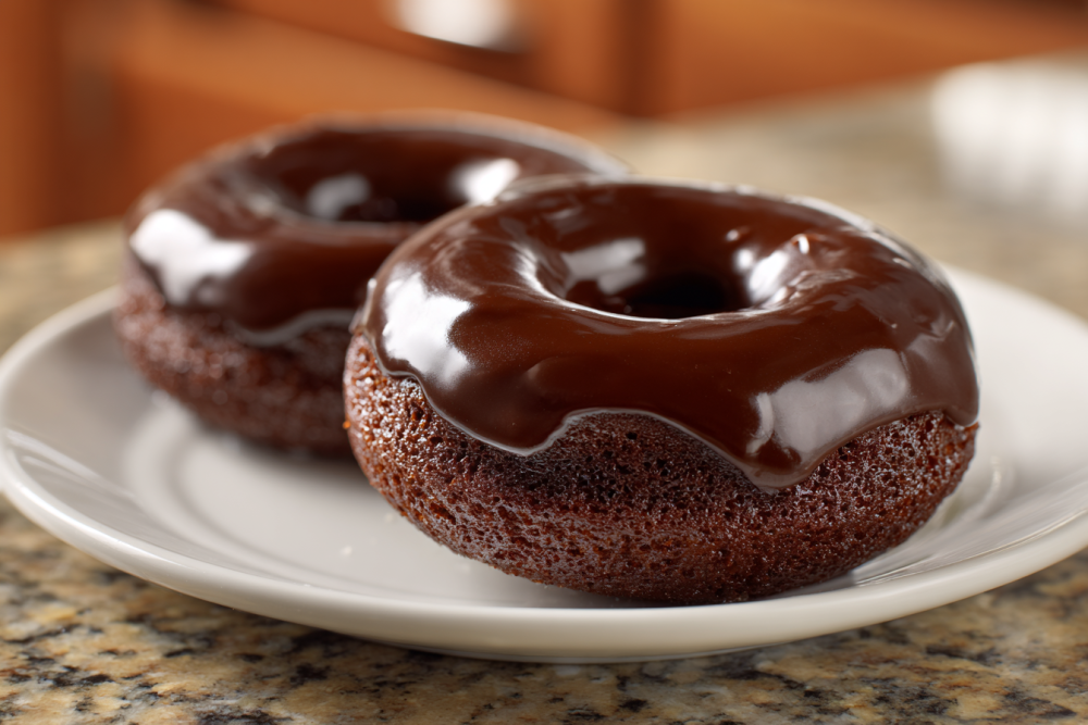Guilt-Free Indulgence: Almond Flour Chocolate Protein Donuts with Decadent Glaze