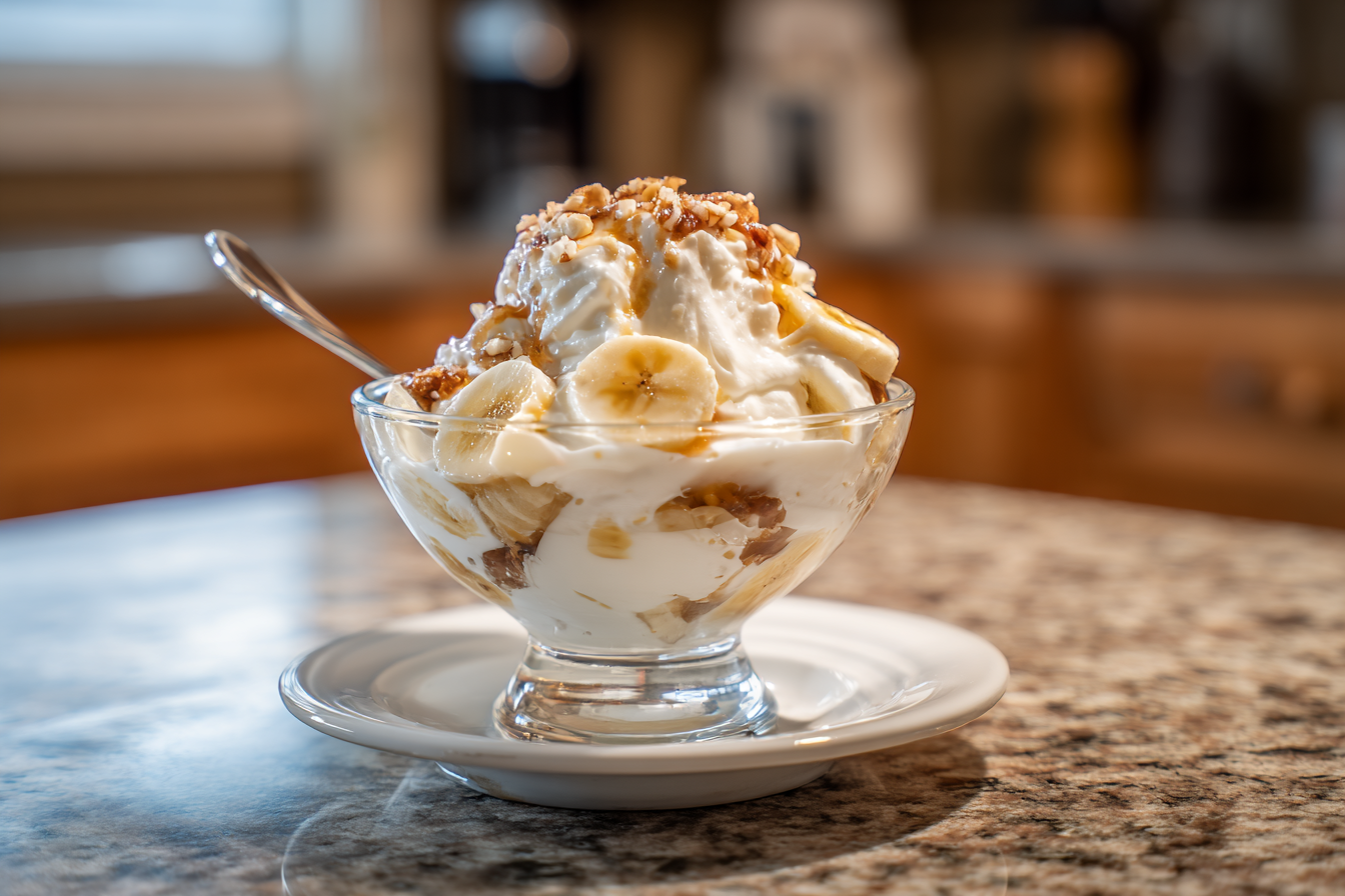 Healthy Banana Pudding Greek Yogurt Parfait Recipe (High Protein)